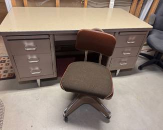 Metal desk