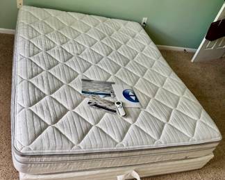 Queen size Sleep Number mattress and box spring