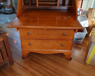 Open maple desk