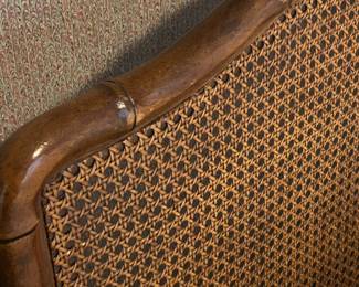 King Size Bed With Caning!  Great Condition!