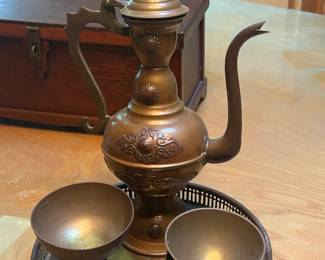 Brass Tea Set