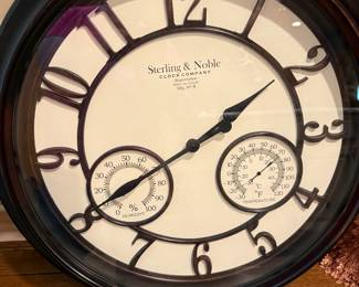 Sterling and Noble wall clock