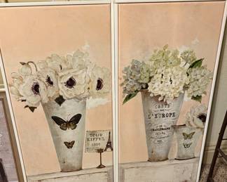 Floral wall art