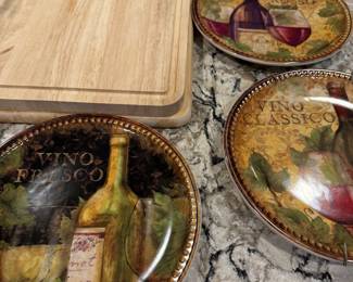 Decorative plates and cutting boards