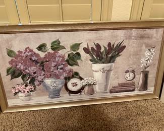 Floral wall art