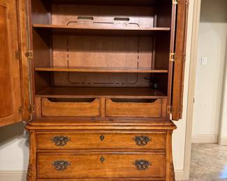 Armoire. Two pieces