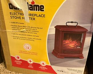 Duraflame electric fireplace heater
