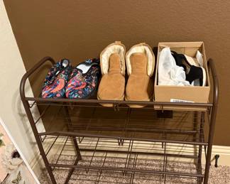 Shoe rack, ladies shoes