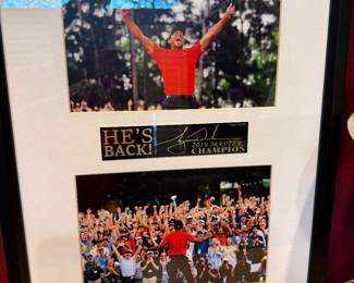 Tiger Woods wall hanging