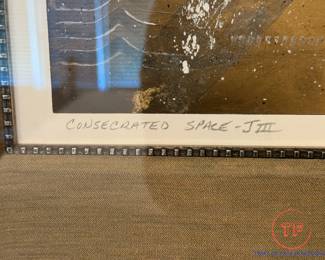 Signed Mixed Media Art "Consecrated Space"
