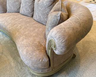 BERNHARDT Curved Back Sofa