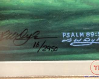 "Eleventh at Augusta" Signed Limited Edition Lithograph by LARRY DYKE