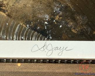 Signed Mixed Media Art "Consecrated Space"