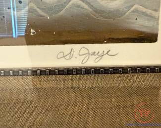 Signed Mixed Media Art "Consecrated Space"