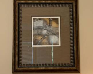 Signed Mixed Media Art "Consecrated Space"