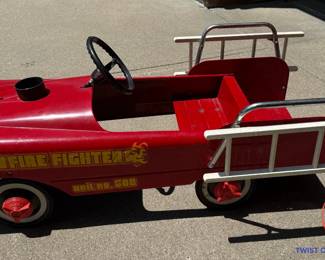 1960's AMF Fire Fighter Pedal Car