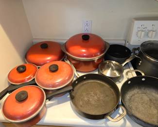 Two big sets of cookware