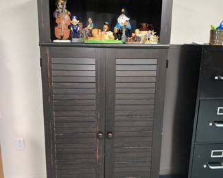 Great, Versatile cabinet, display at the top. . .