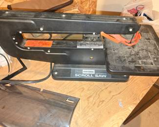 Scroll Saw, doesn't take up a lot of space.