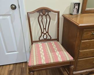 One of a pair of early 20th century Mahogany Chippendale style chairs.