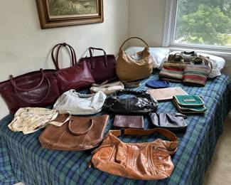 Lots of Designer Purses & Handbags - Coach, Tumi, Cole Hahn, Mark Cross, B. Makowsky & More!