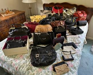 Lots of Designer Purses & Handbags - Coach, Tumi, Cole Hahn, Mark Cross, B. Makowsky & More!