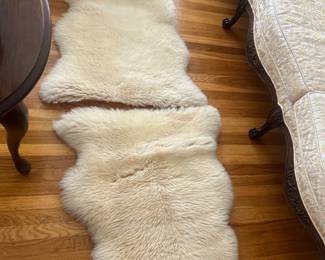 Sheepskin rugs