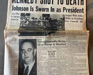 Kennedy assignation newspapers