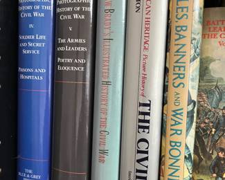 Large selection of civil war books