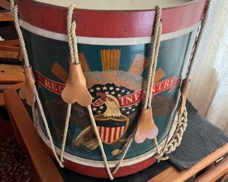 Civil War regiment drum