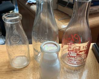 Vintage Pennsylvania milk bottles