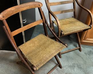 Civil war officers camp chairs