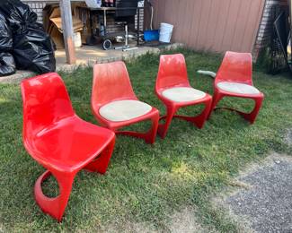 MCM plastic chairs