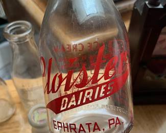 Vintage Pennsylvania milk bottles