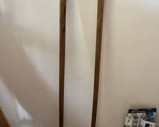 Circa 1860's crutches used during the Civil War