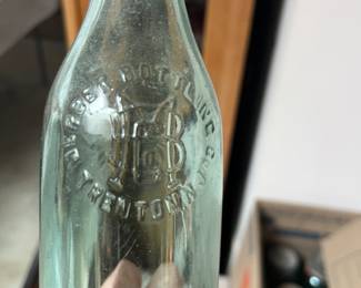 Many antique bottles including from Trenton, NJ
