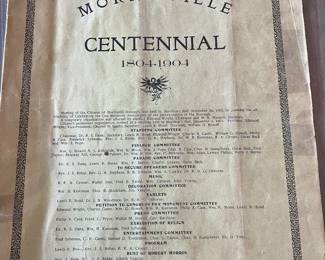 Morrisville Pennsylvania centennial 1804-1904
