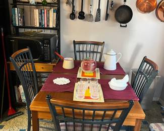MCM kitchen dinning set with chairs