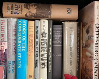 Large selection of civil war books