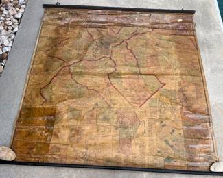 1860 Philadelphia, PA wall map