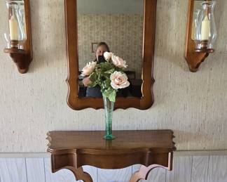 Wall Decor - Mirror and Shelf