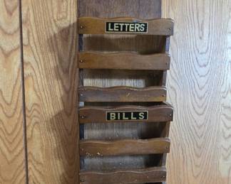 Vintage Letter Holder