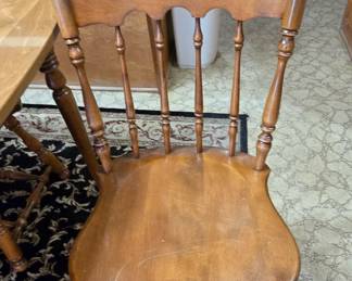 Maple Chair that Goes with Kitchen Table