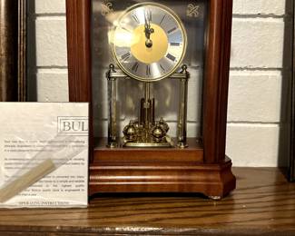 Bulova Nodell Mantle clock, MINT!