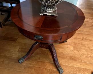 antique cherry wood round table