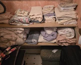 This is a hall closet outside the last bedroom.