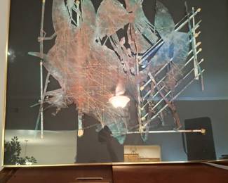 A very interesting and large piece of art, three dimensional