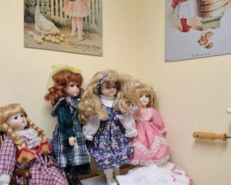 Lots of dolls