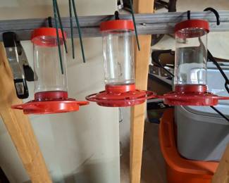 Hummingbird feeders