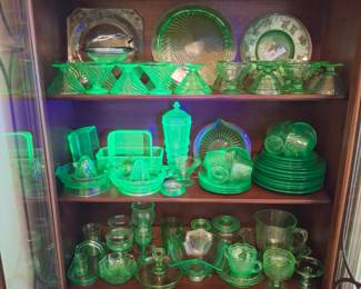 Glow in the dark glass! And plenty of it!
